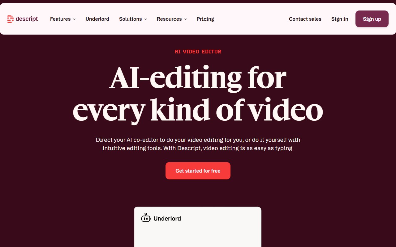 Descriptの公式サイト